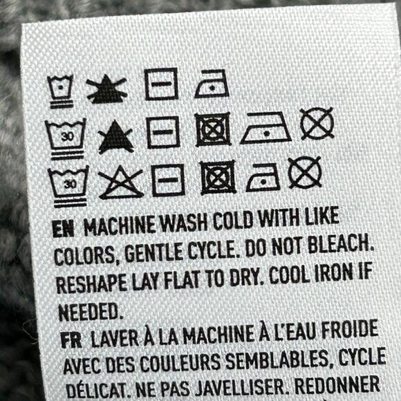 American Eagle Sweater Mens XL Gray Black Speckled Silk Wool Blend Crew Neck NWT - Picture 11 of 12